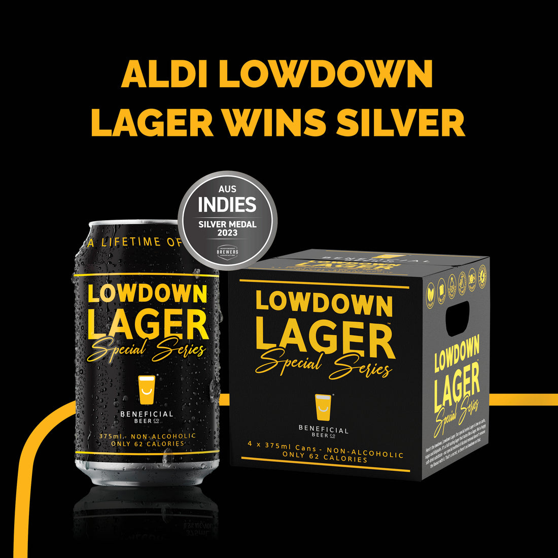 Hoppily Ever After: Beneficial Beer Co's Shenanigans with Aldi's Lowdown Lager!
