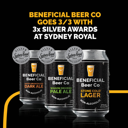 Cheers to Success: Beneficial Beer Co Takes Home 3 Silver Medals at the 2023 Sydney Royal Beer & Cider Awards